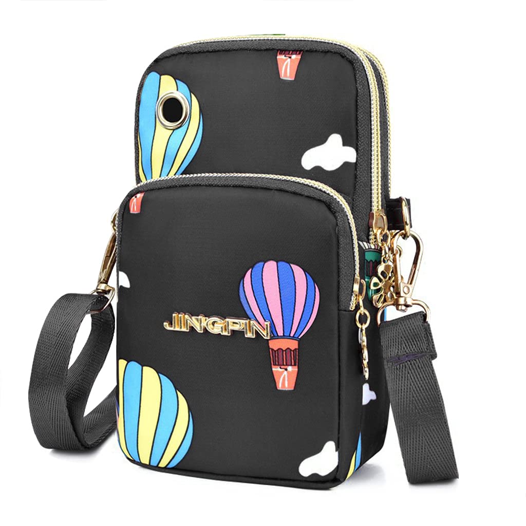 PALAY  Small Cross Body Bag, Multifunction 3 Layer Mini Crossbody Shoulder Bag Phone Purse Armband with Headphone Port for Teens Girls Ladies Women (Multi-color) PALAY  Small Cross Body Bag, Multifunction 3 Layer Mini Crossbody Shoulder Bag Phone Purse Armband with Headphone Port for Teens Girls Ladies Women (Multi-color)